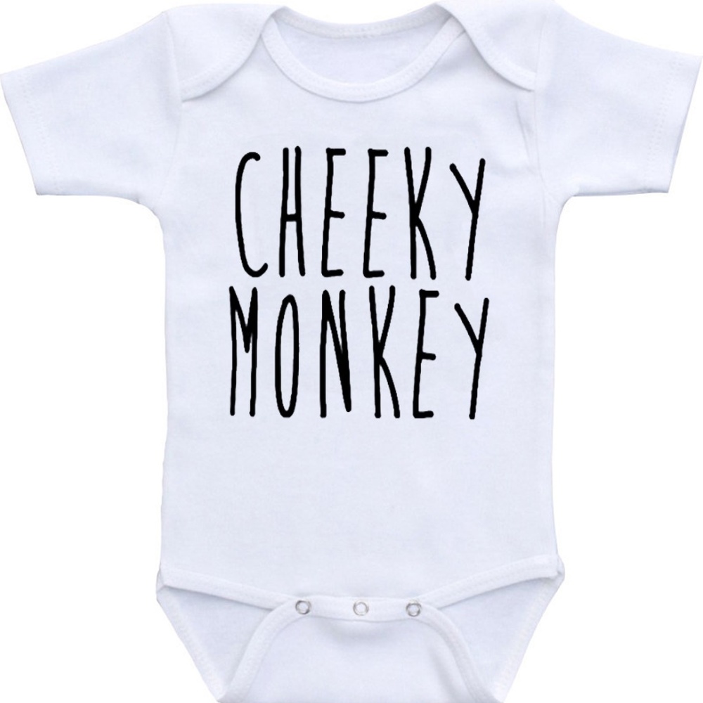 Baby onesie cheeky monkey